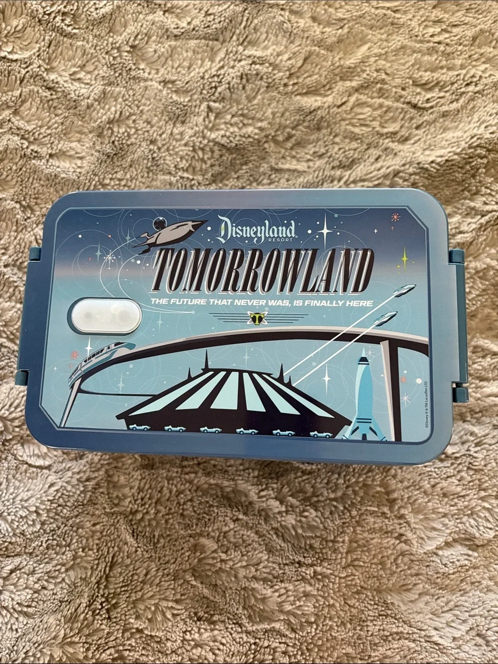 Disneyland Tomorrowland Themed Bento Box - Blue